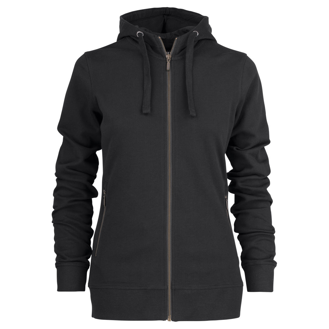 James Harvest The Duke Hoodie | Ladies Black Outerwear
