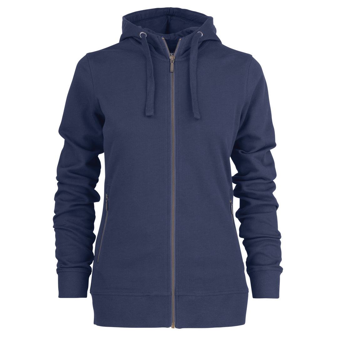 James Harvest The Duke Hoodie | Ladies Navy Outerwear