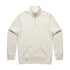 AS Colour The Half Zip Crew | Mens | Pullover Ecru Outerwear