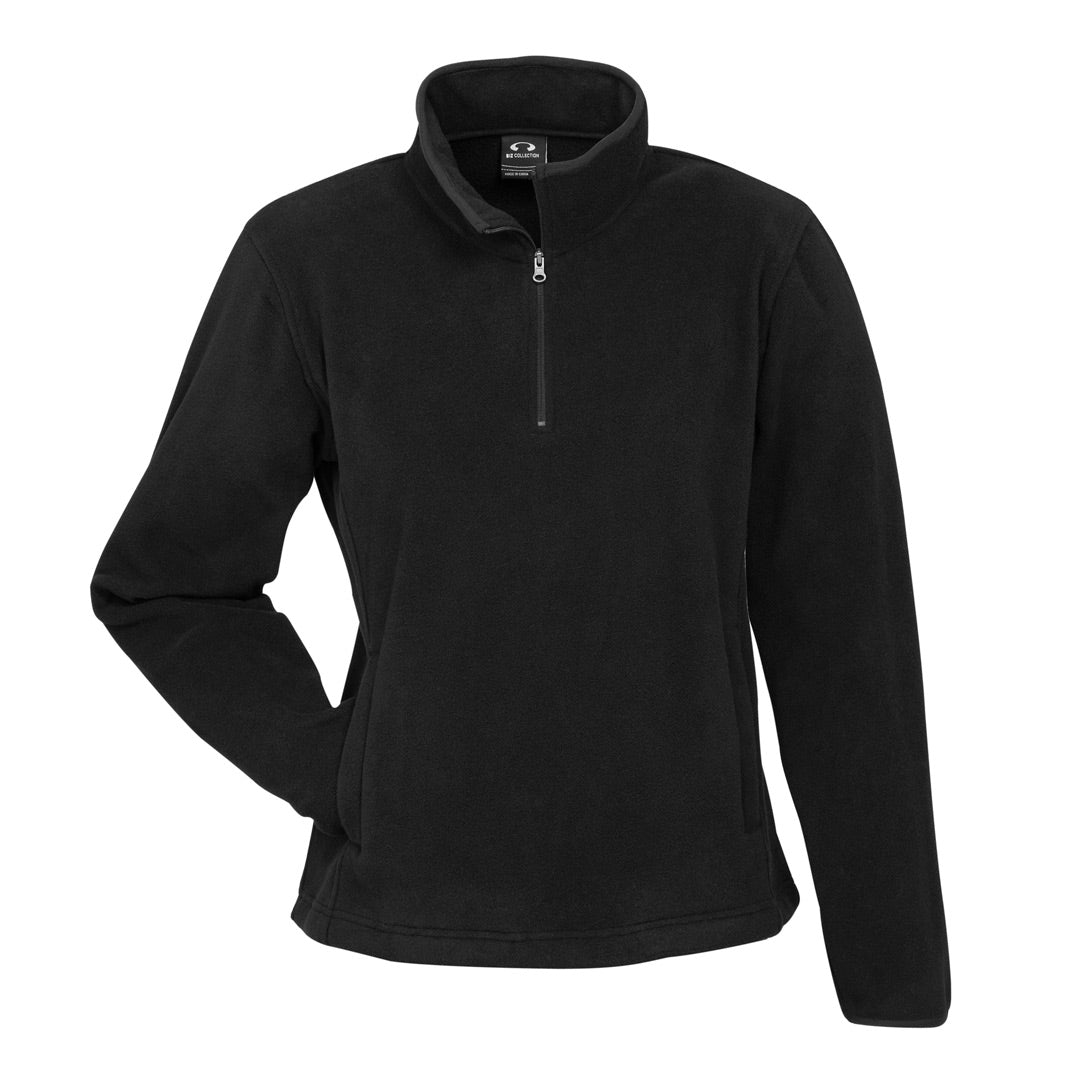 Biz Collection The Trinity Zip Jumper | Ladies Black Outerwear