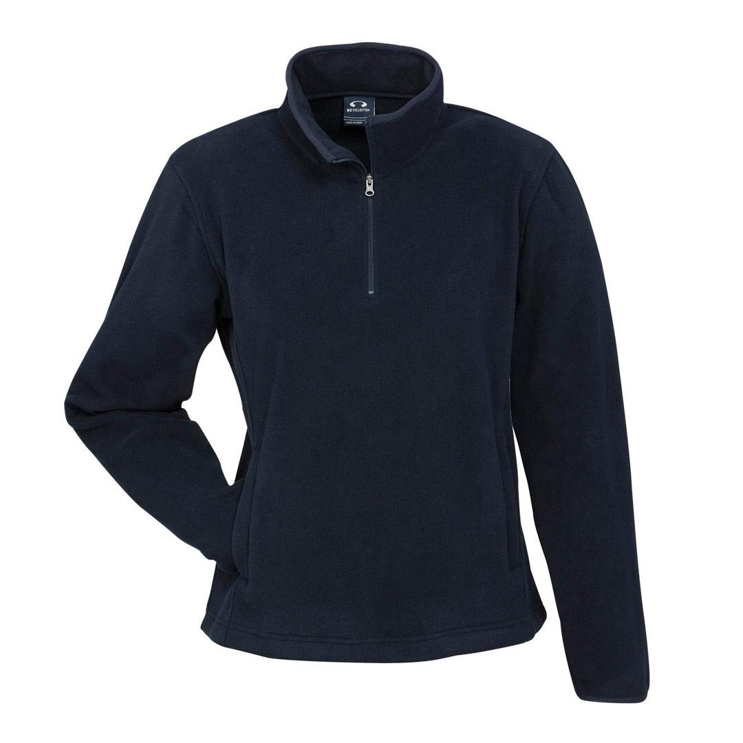 Biz Collection The Trinity Zip Jumper | Ladies Navy Outerwear