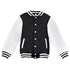 Ramo The Varsity Jacket | Toddlers Black/White Coats & Jackets