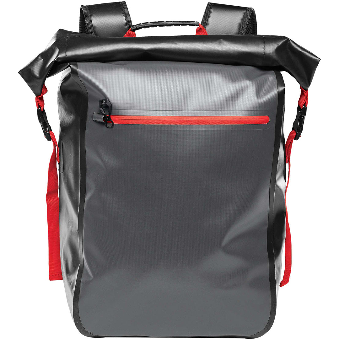 Stormtech The Kemano Backpack Grey/Red Backpacks