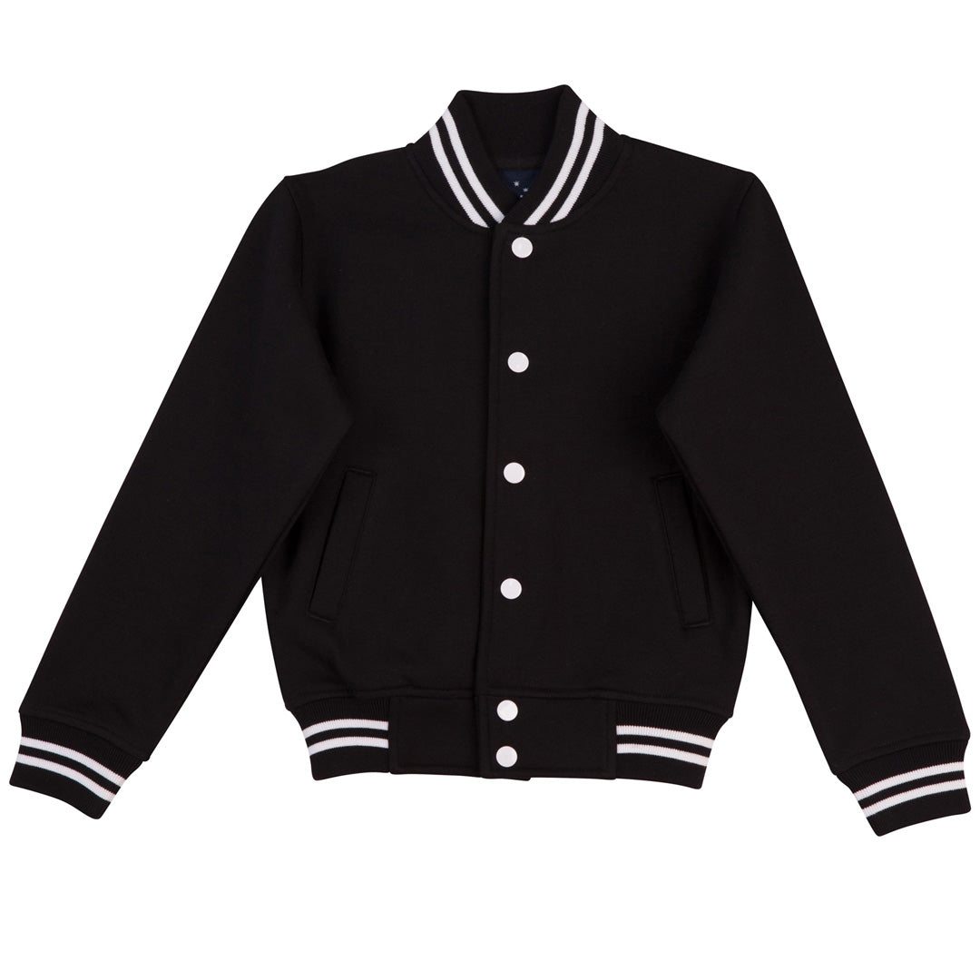 Winning Spirit The Letterman Jacket | Adults Black/White Coats & Jackets