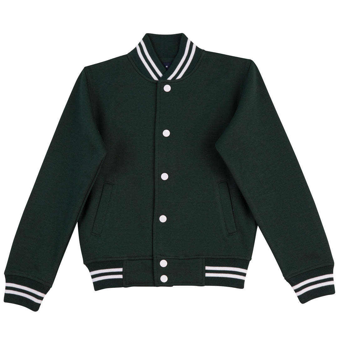 Winning Spirit The Letterman Jacket | Adults Bottle/White Coats & Jackets