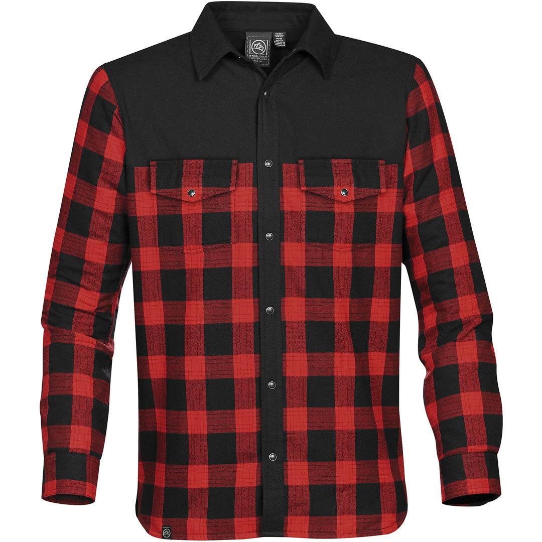 Stormtech The Logan Thermal Shirt | Mens Red/Black Shirts & Tops