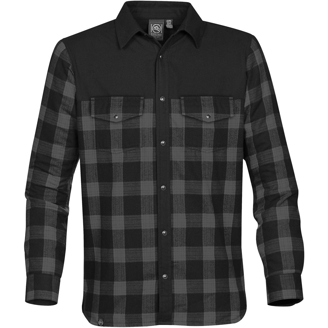 Stormtech The Logan Thermal Shirt | Mens Grey/Black Shirts & Tops