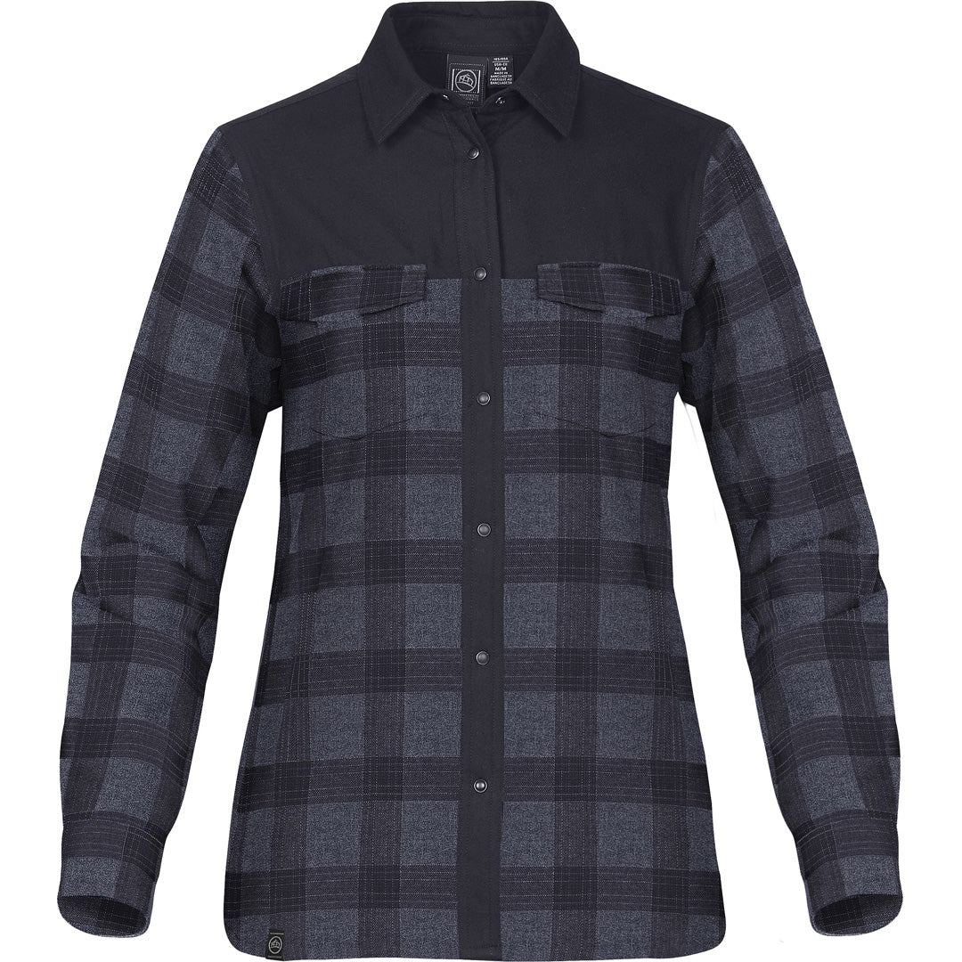 Stormtech The Logan Thermal Shirt | Ladies Navy/Black Shirts & Tops