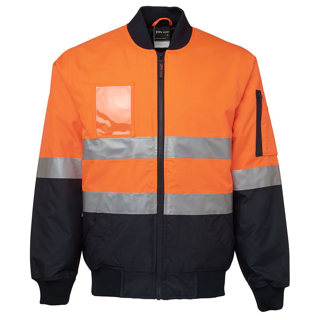 Jbs Wear The Hi Vis Flying Jacket | Day Night | Adults Orange/Navy Work Safety Protective Gear