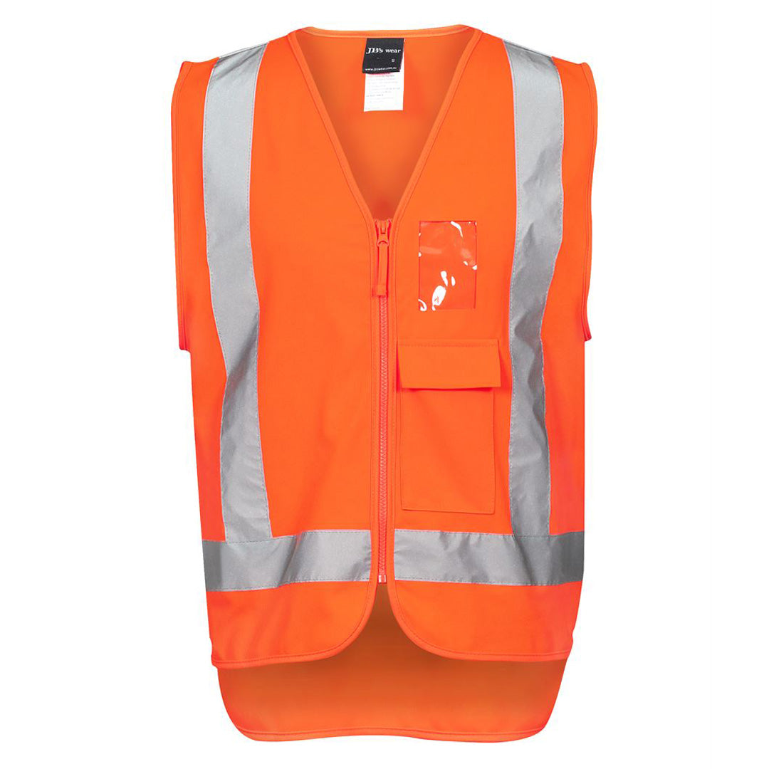 Jbs Wear The Hi Vis Zip Vest | Day Night | TTMC Orange Work Safety Protective Gear