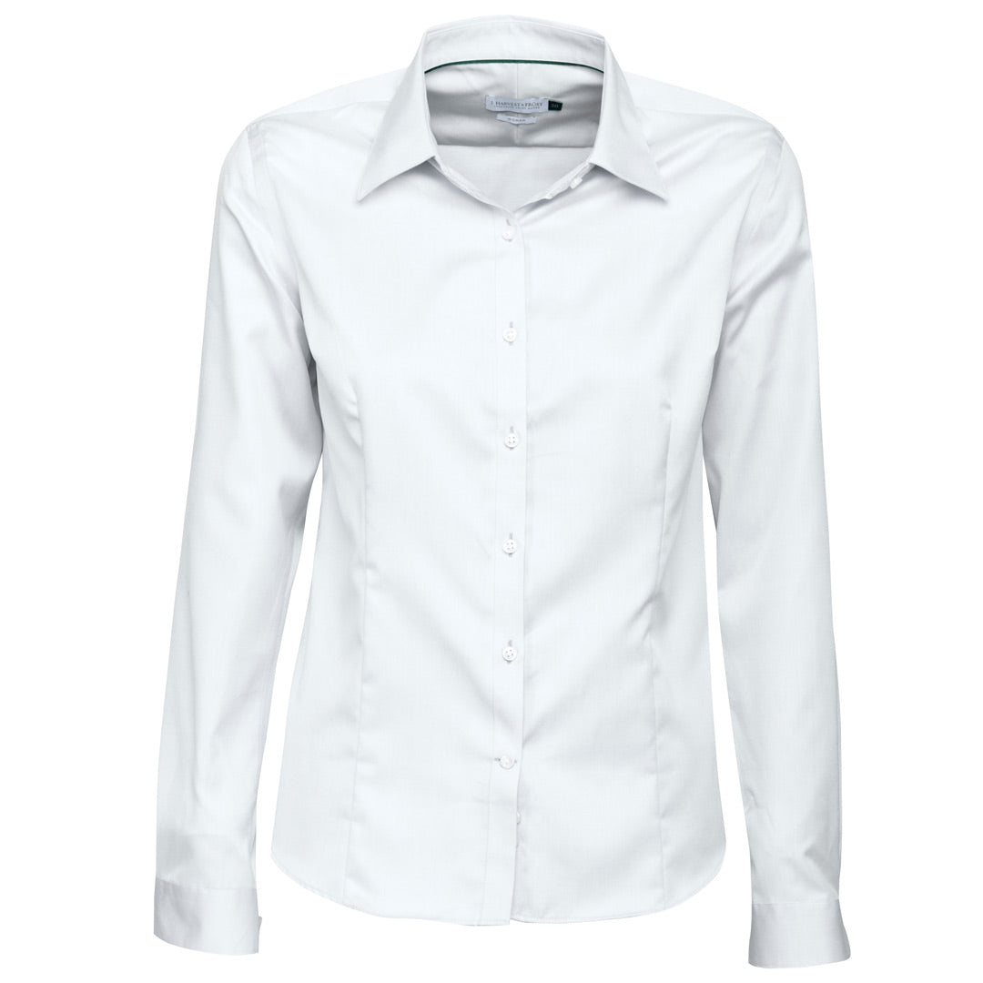 James Harvest The Green Bow Shirt | Ladies | Long Sleeve White Shirts & Tops