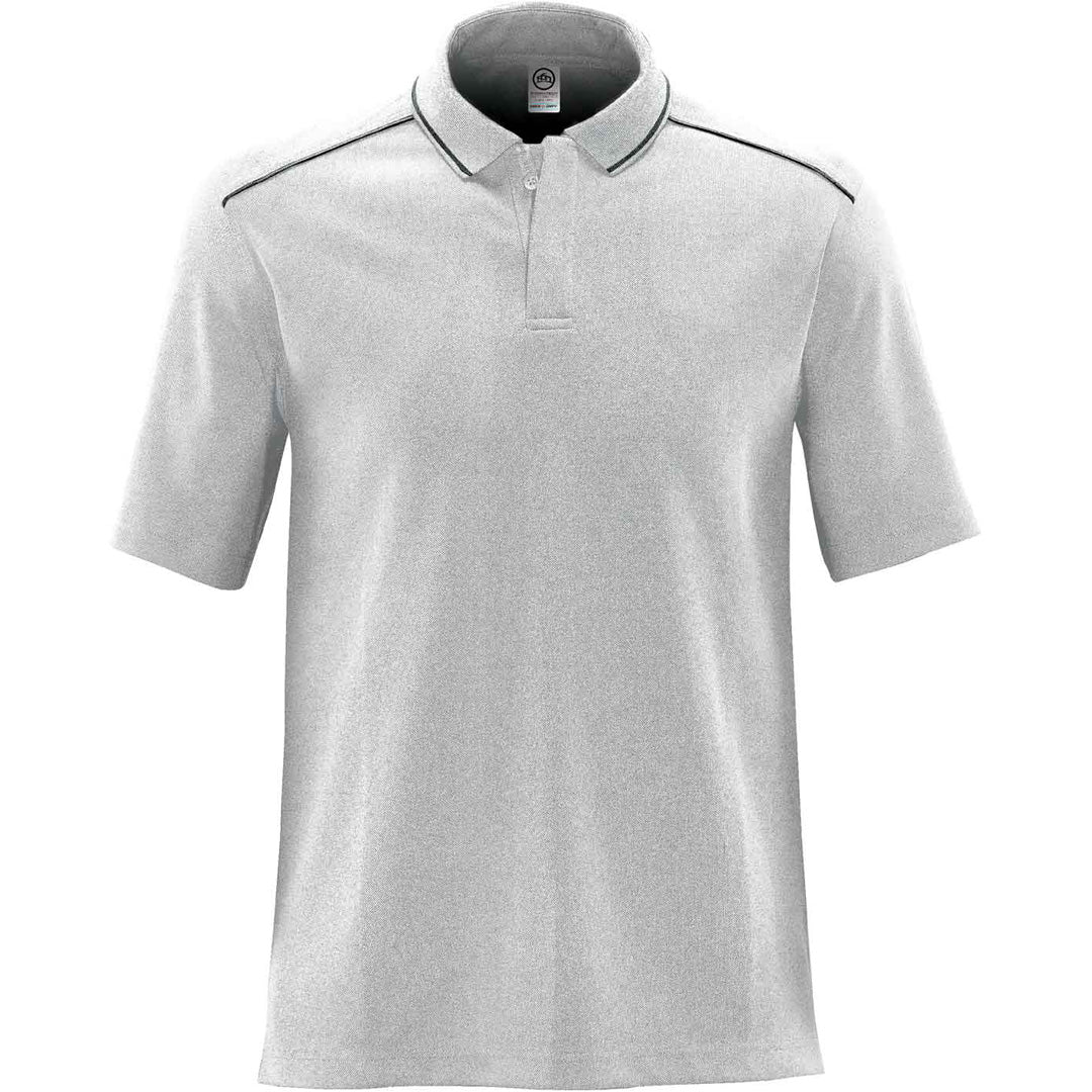 Stormtech The Endurance HD Polo | Mens White/Grey Shirts & Tops