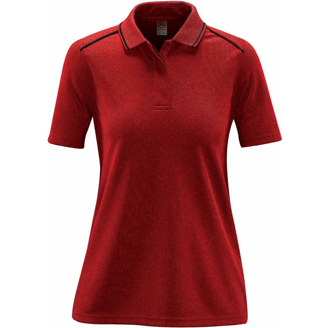 Stormtech The Endurance HD Polo | Ladies Red/Black Shirts & Tops