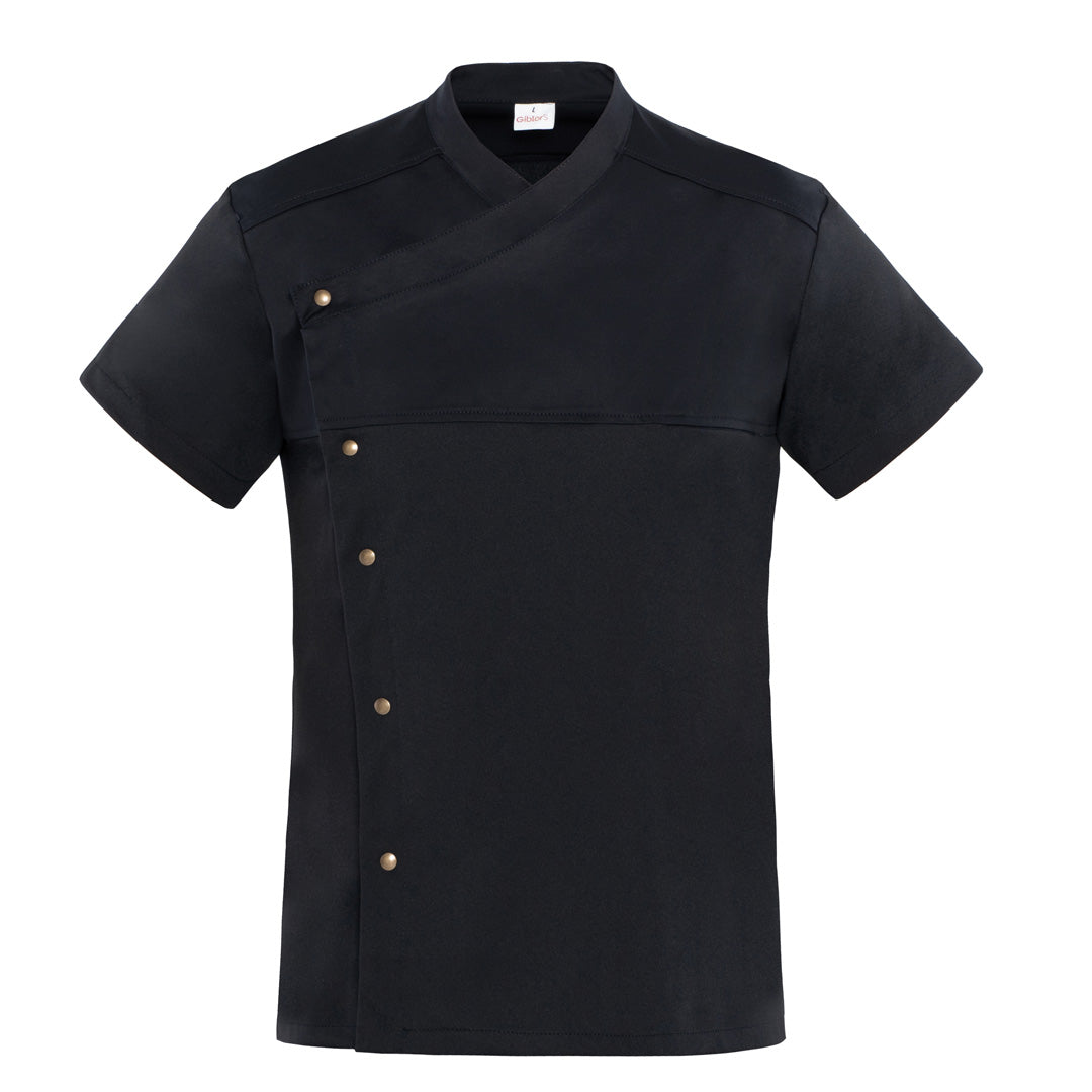 Giblors The Lapo Tunic | Mens | Short Sleeve Black Shirts & Tops