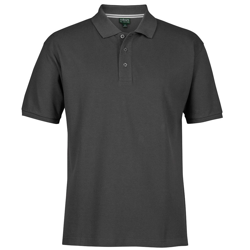 Jbs Wear The C of C Pique Polo | Short Sleeve | Adults Gunmetal Shirts & Tops