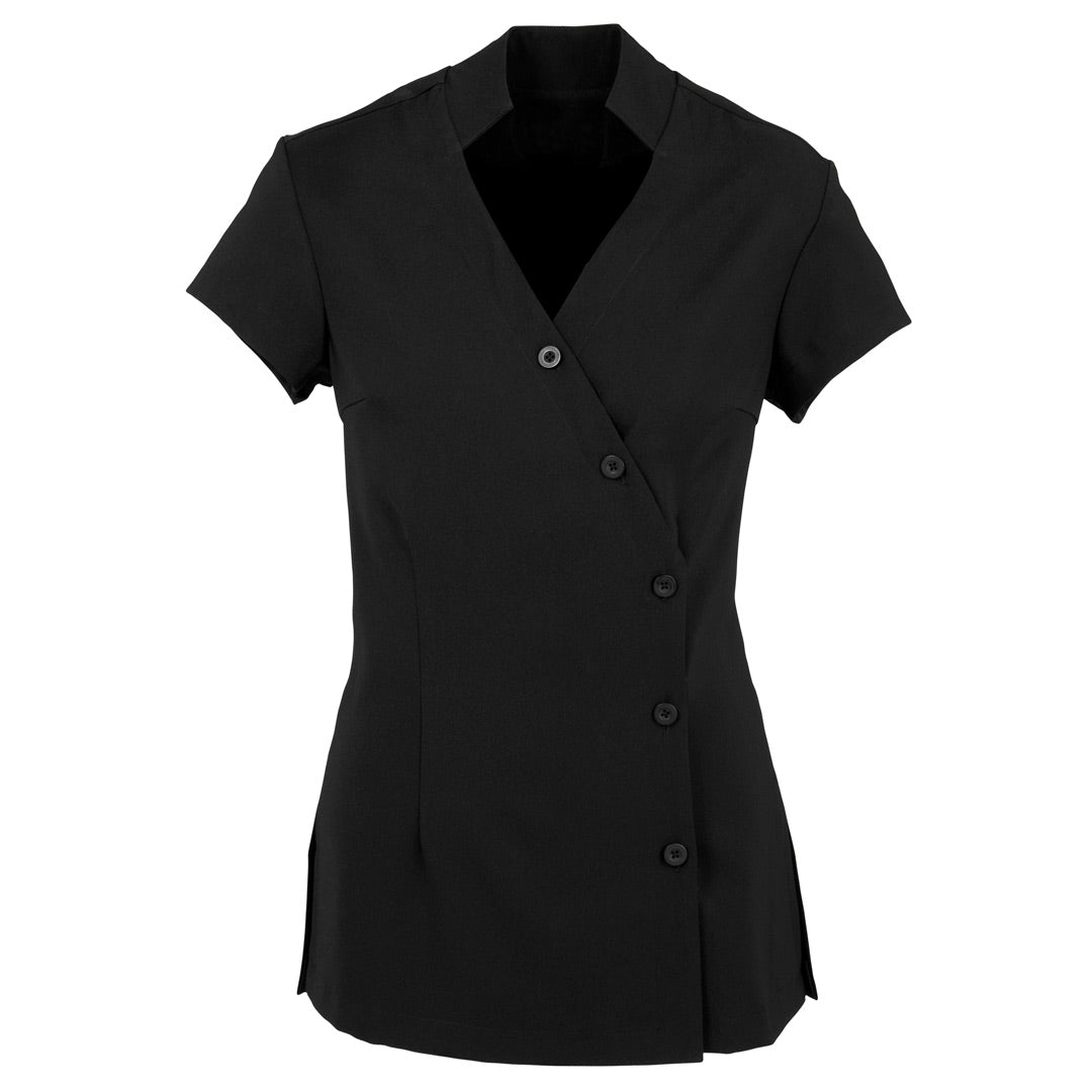 Biz Collection The Zen Tunic | Ladies | Short Sleeve Black Shirts & Tops