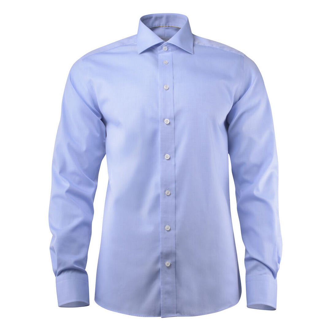 James Harvest The Yellow Bow 50 Shirt | Mens | Long Sleeve Sky Blue Shirts & Tops