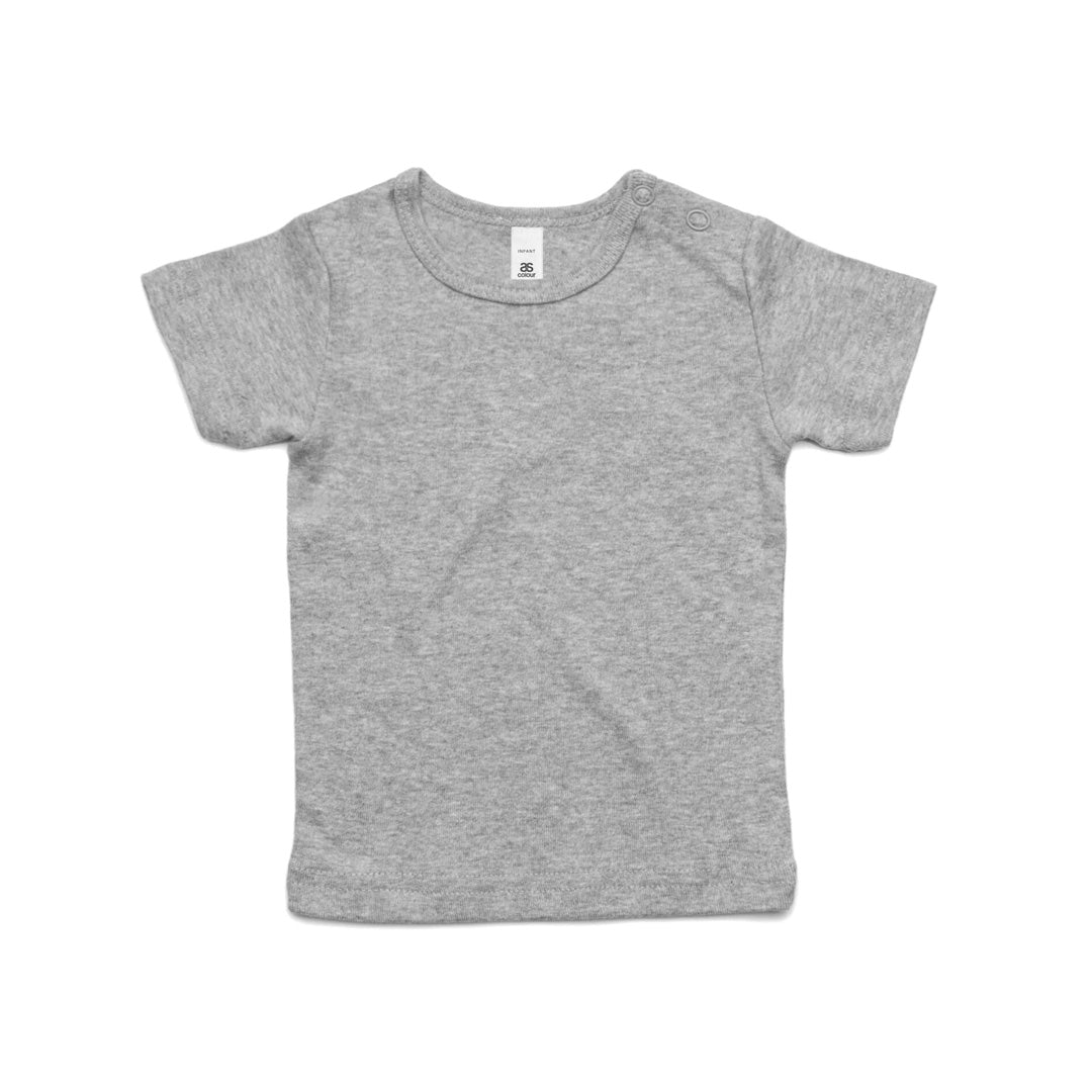 AS Colour The Infant Tee | Babies Grey Marle Baby & Toddler Tops
