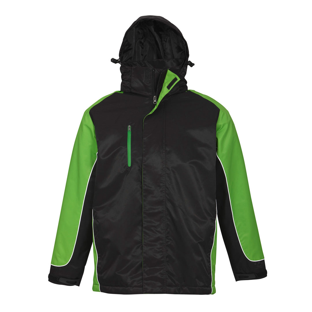 Biz Collection The Nitro Jacket | Unisex Black/Green Coats & Jackets