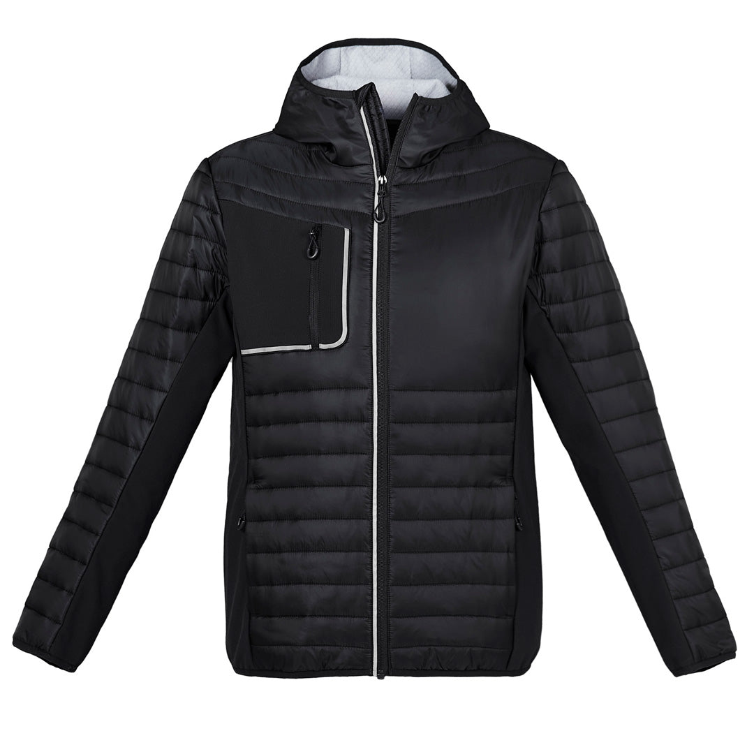 Biz Collection The Patrol Jacket | Unisex Black/Silver Coats & Jackets