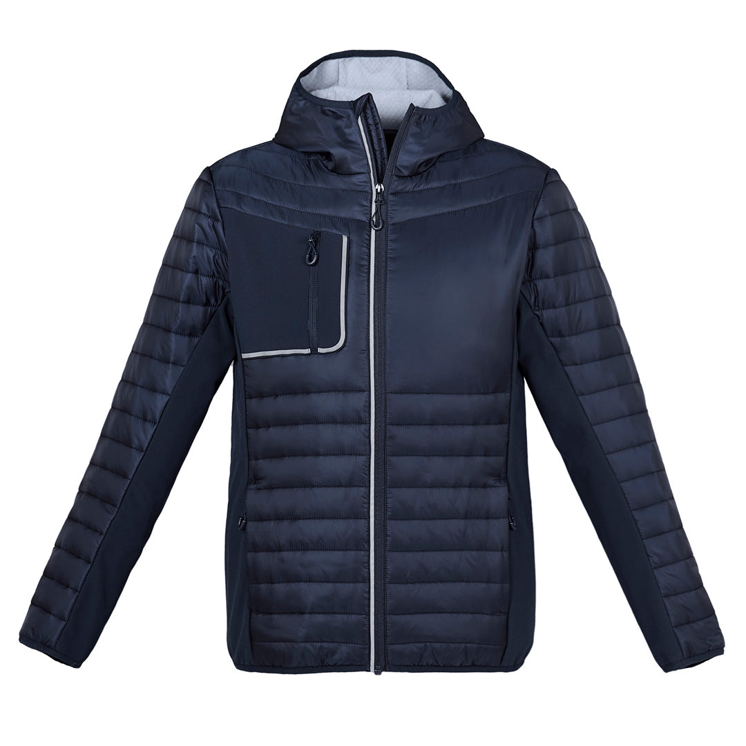 Biz Collection The Patrol Jacket | Unisex Navy/Silver Coats & Jackets
