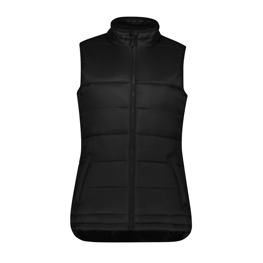 Biz Collection The Alpine Puffer Vest | Ladies Black Coats & Jackets