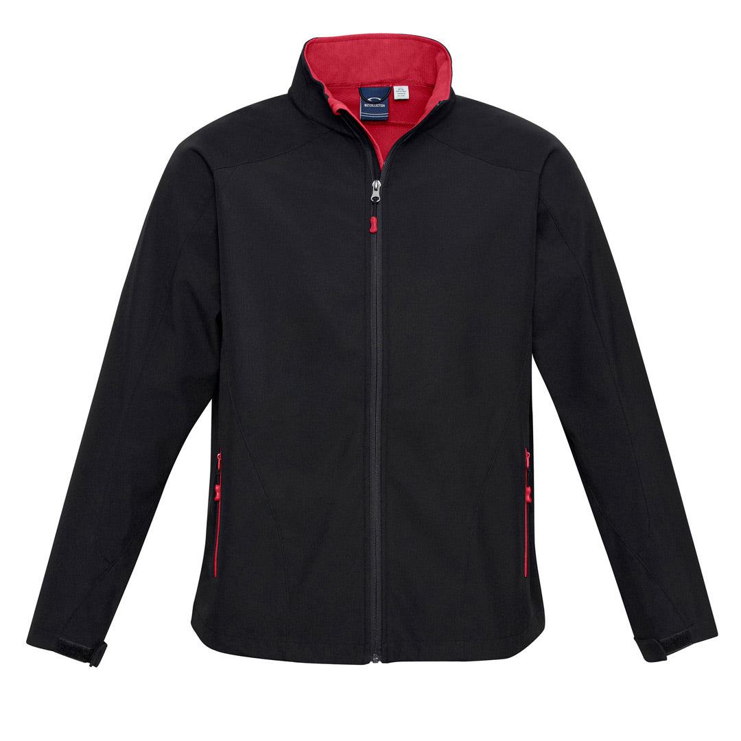 Biz Collection The Geneva Jacket | Mens Black/Red Coats & Jackets