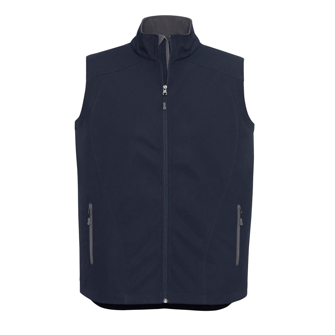 Biz Collection The Geneva Vest | Mens Navy/Graphite Coats & Jackets