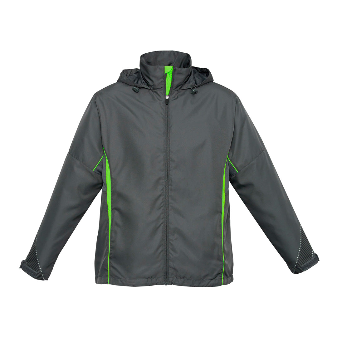 Biz Collection The Razor Jacket | Adults Grey/Lime Coats & Jackets