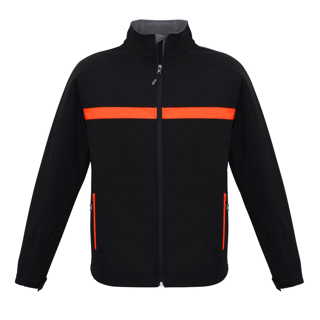 Biz Collection The Charger Jacket | Adults Black/Orange/Grey Coats & Jackets