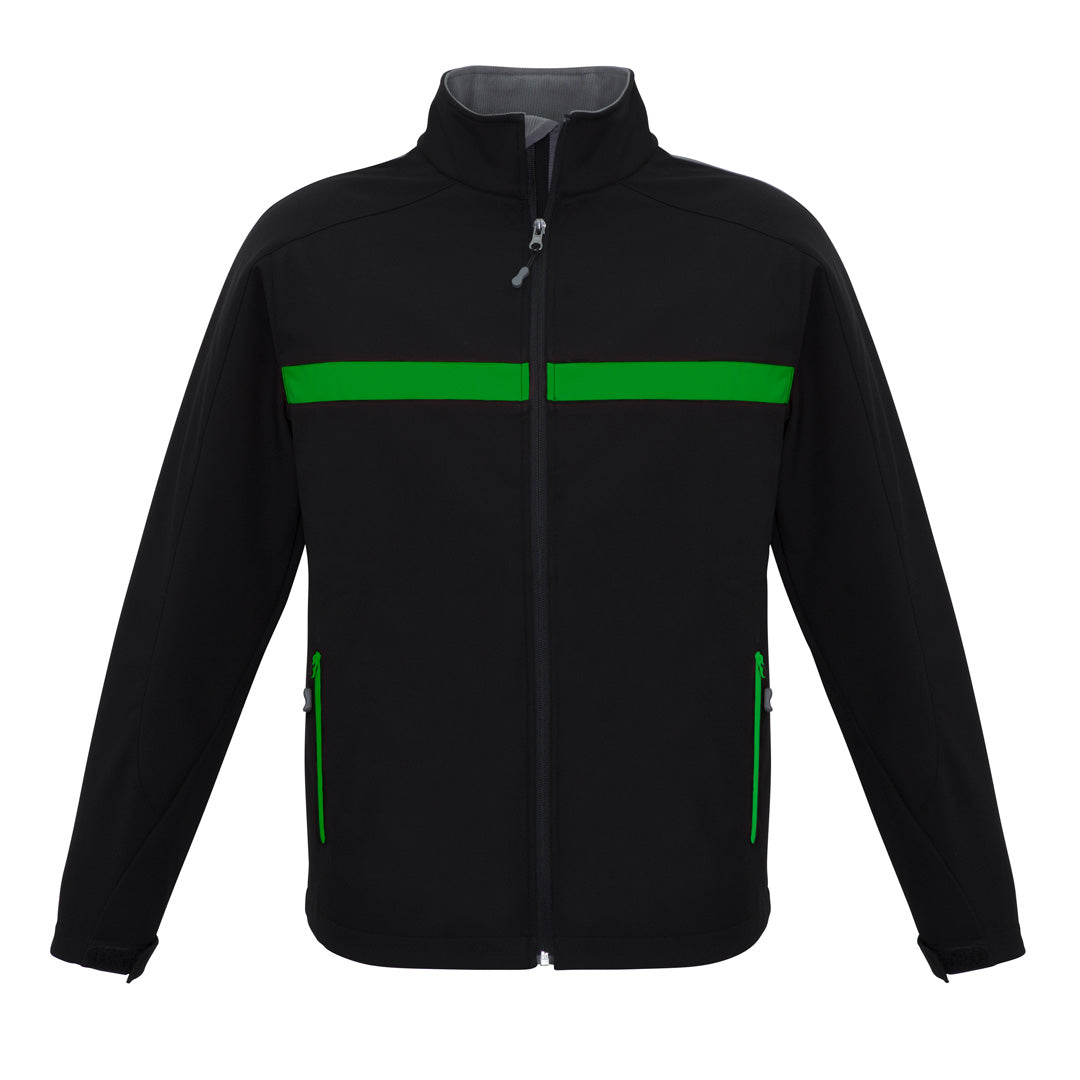 Biz Collection The Charger Jacket | Adults Black/Green/Grey Coats & Jackets
