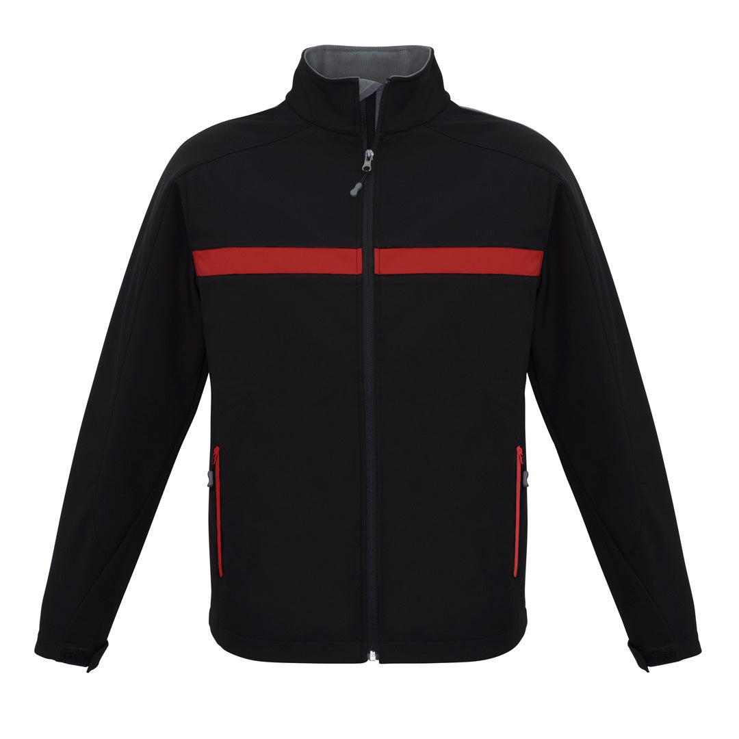 Biz Collection The Charger Jacket | Adults Black/Red/Grey Coats & Jackets