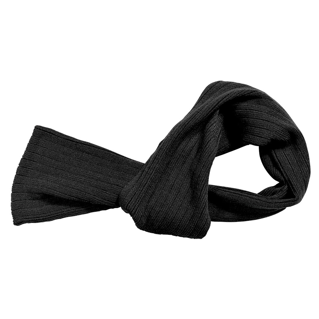 Legend The Cable Knit Scarf | Adults Black Scarves