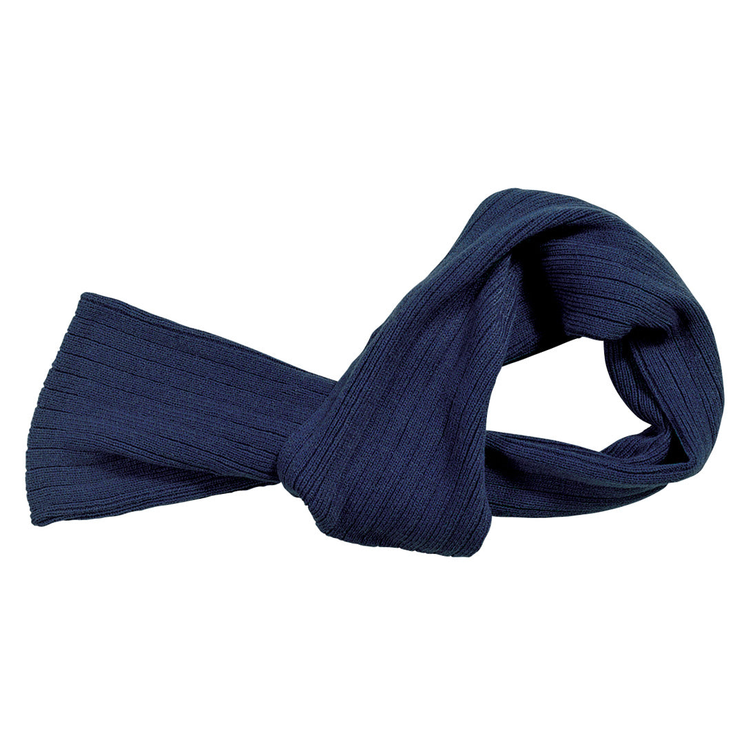 Legend The Cable Knit Scarf | Adults Navy Scarves