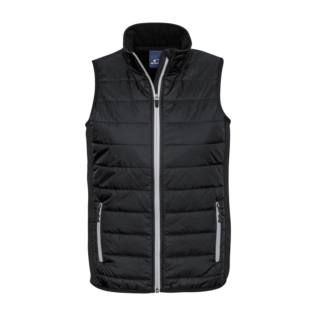 Biz Collection The Stealth Vest | Mens Black/Silver Vests