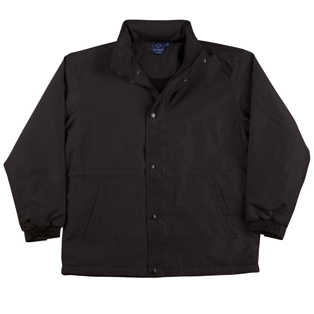 Winning Spirit The Stadium Jacket | Adults Black Coats & Jackets