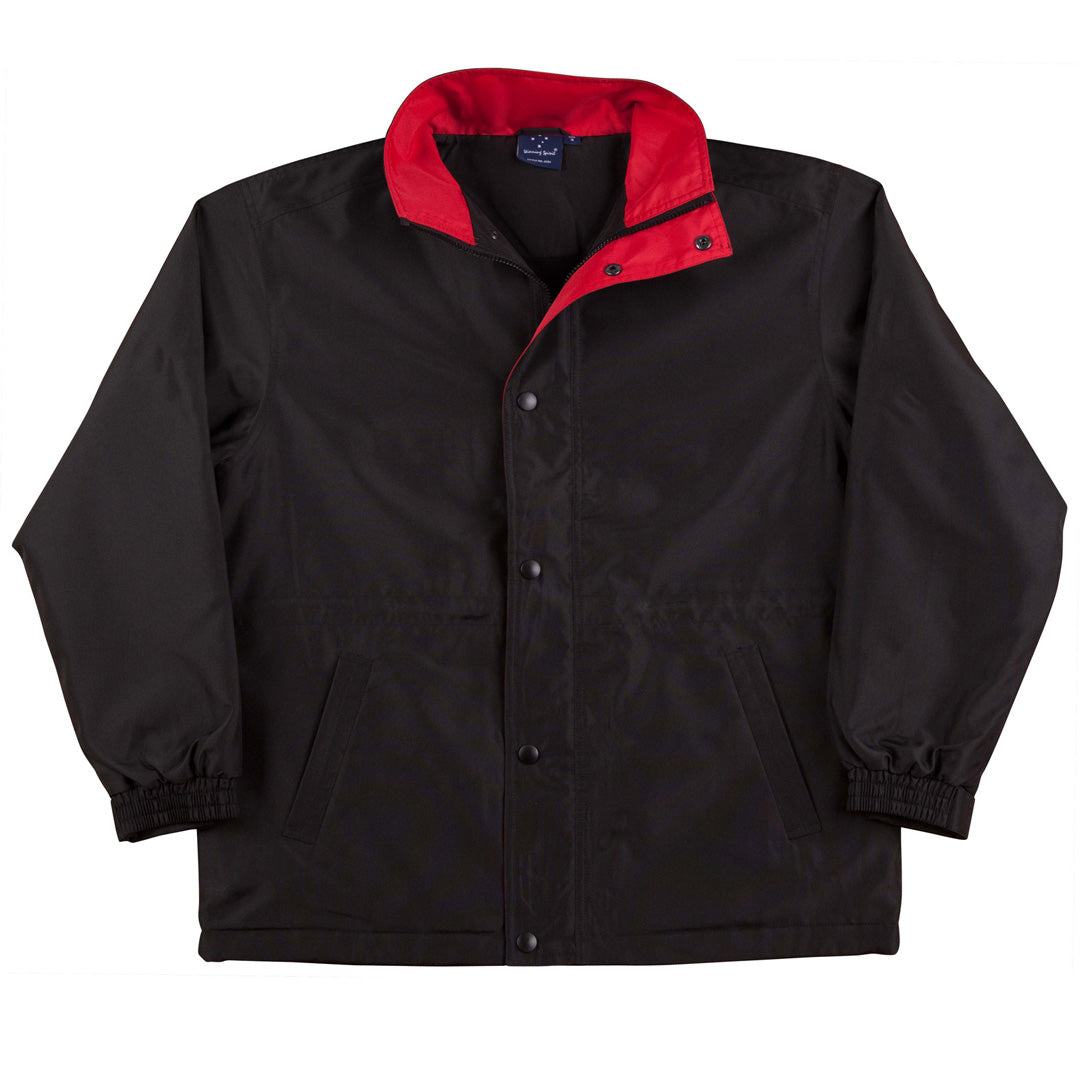 Winning Spirit The Stadium Jacket | Adults Black/Red Coats & Jackets