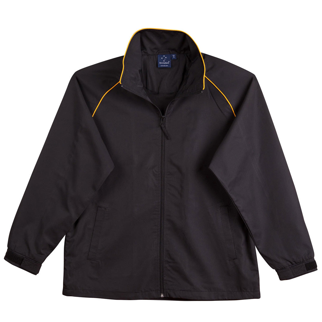 Winning Spirit The Champion Jacket | Adults Black/Gold Coats & Jackets