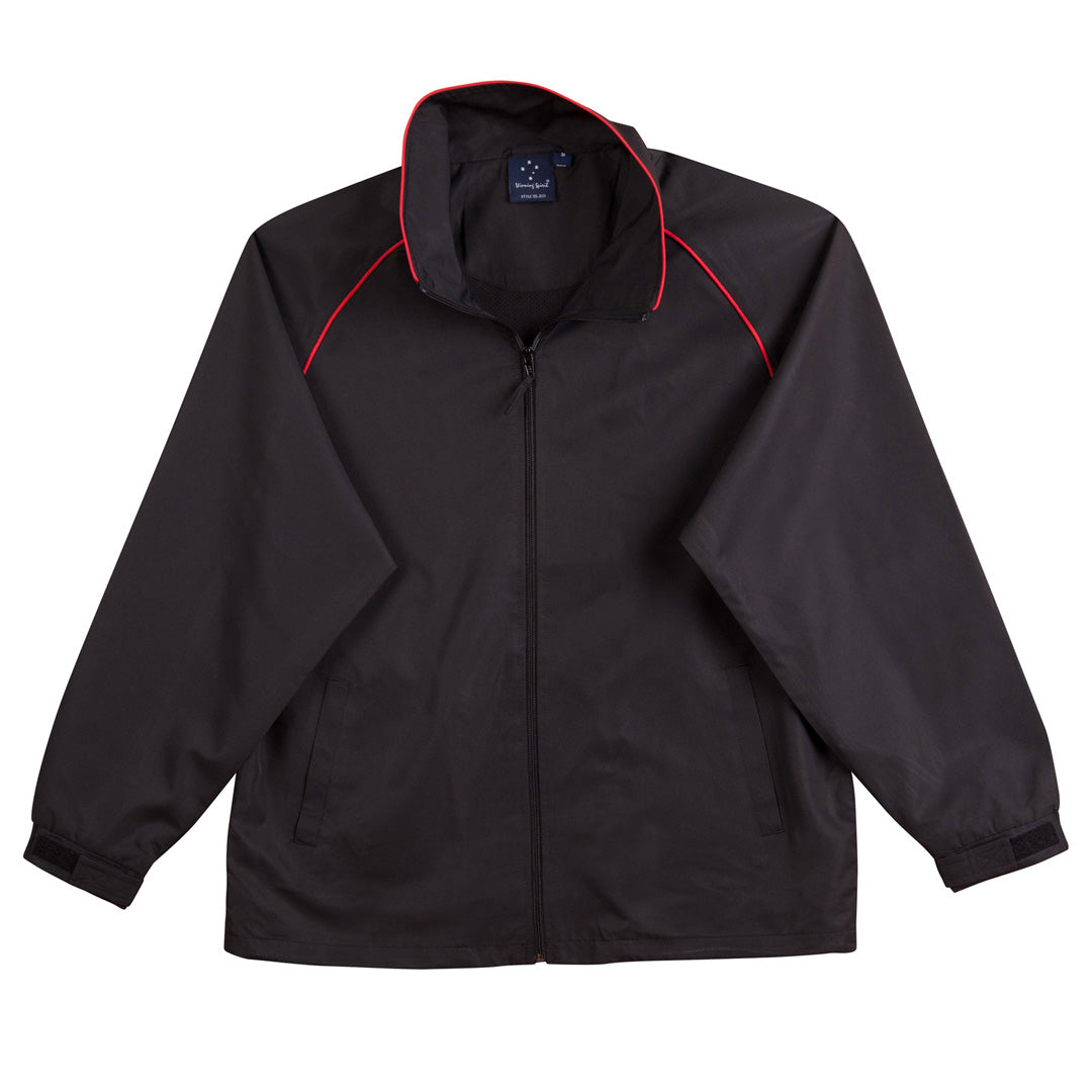 Winning Spirit The Champion Jacket | Adults Black/Red Coats & Jackets