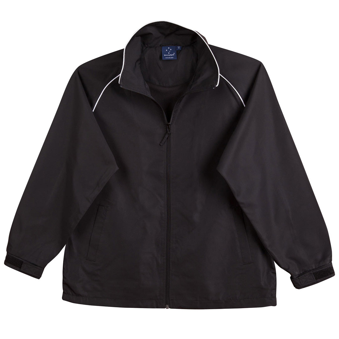 Winning Spirit The Champion Jacket | Adults Black/White Coats & Jackets