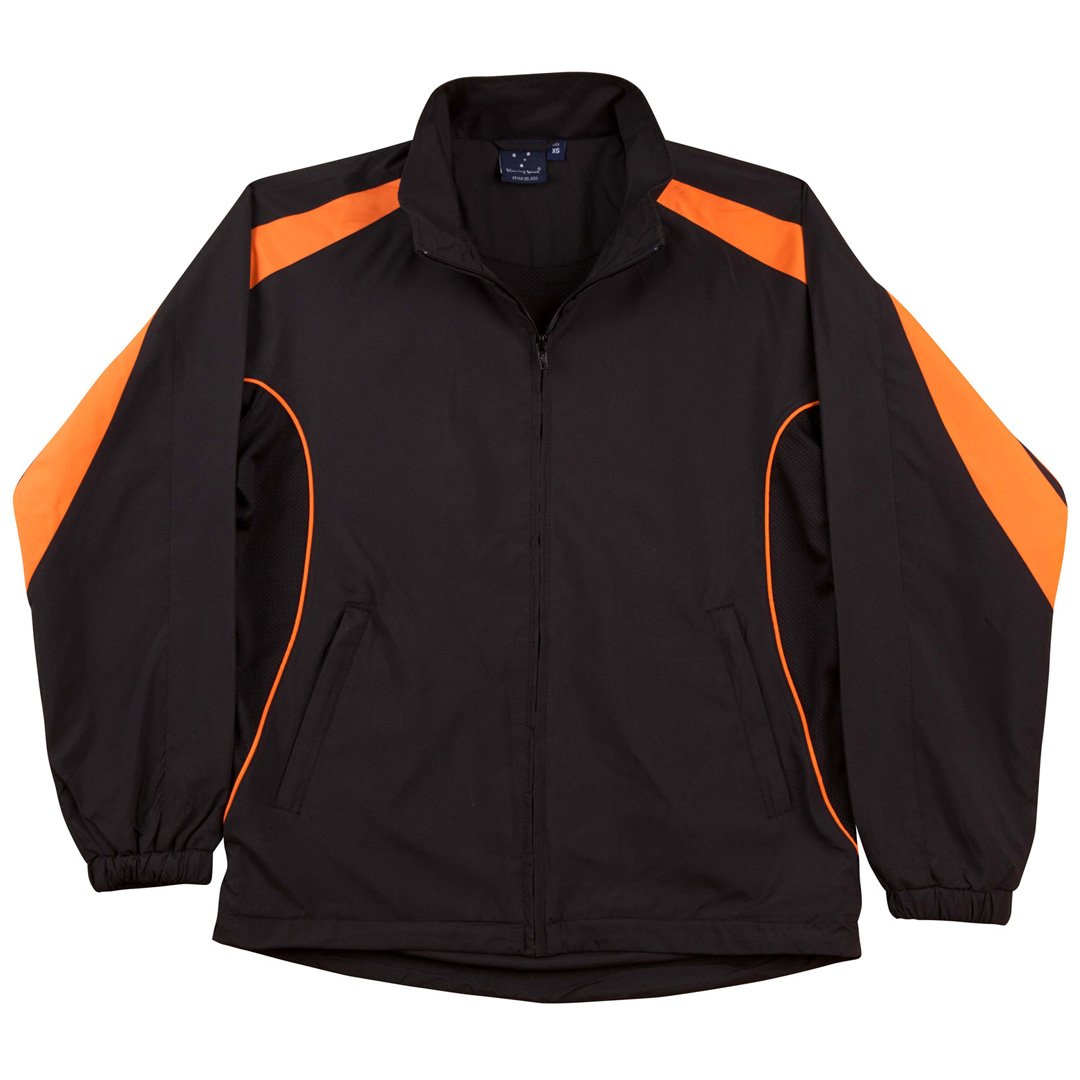 Winning Spirit The Legend Jacket | Adults Black/Orange Coats & Jackets