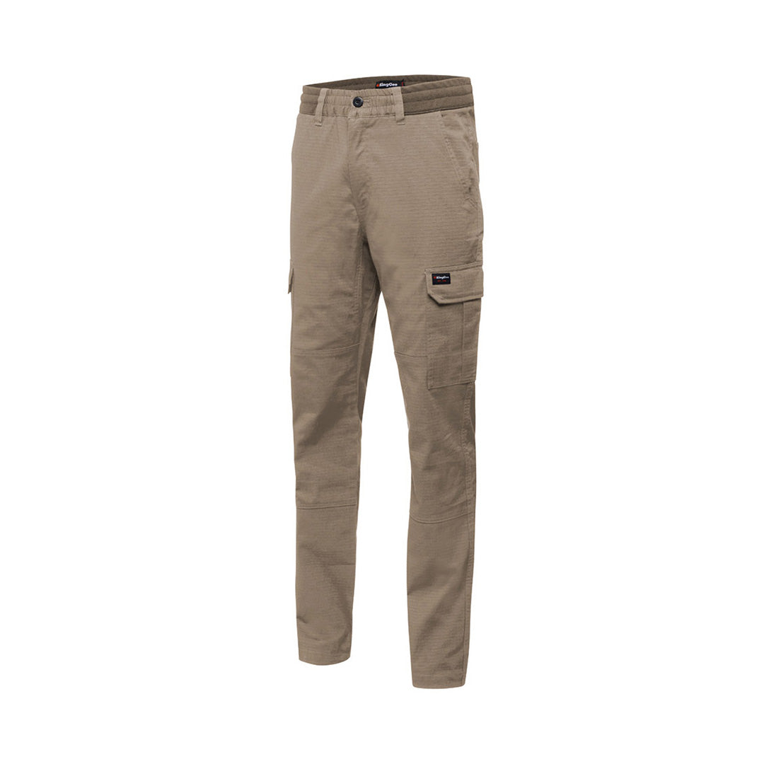 KingGee The Rib Comfort Waist Pant | Mens Sand Pants