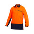 KingGee The Hyperfreeze Polo | Mens | Long Sleeve Orange/Navy Shirts & Tops