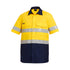 KingGee The Work Cool 2 Spliced Reflective Shirt | Adults | Short Sleeve Yellow/Navy Work Safety Protective Gear