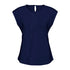 Biz Collection The Mia Pleat Knit Top | Ladies Midnight Blue Shirts & Tops