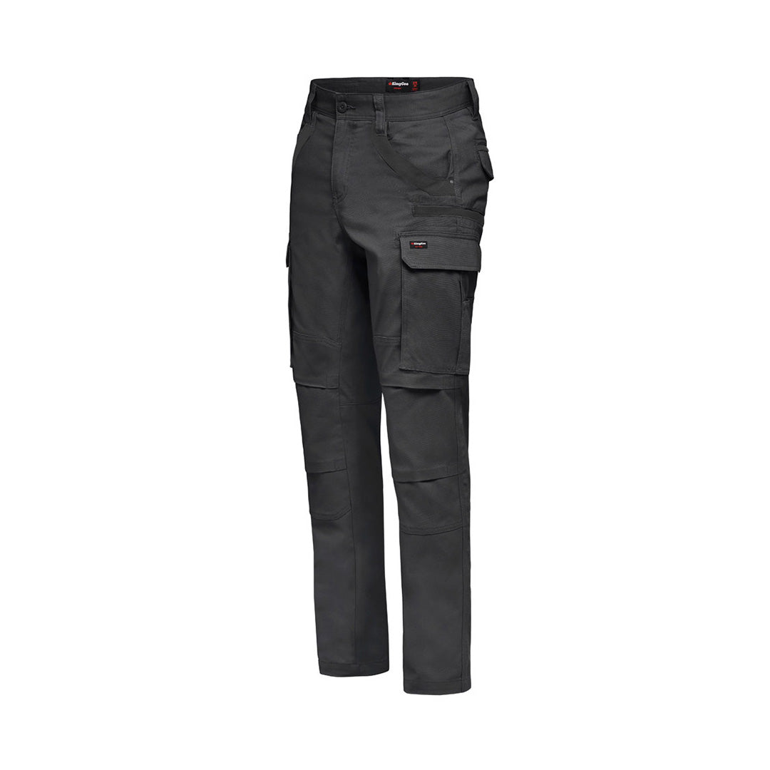 KingGee The Tradies Stretch Cargo Pant | Mens Charcoal Pants