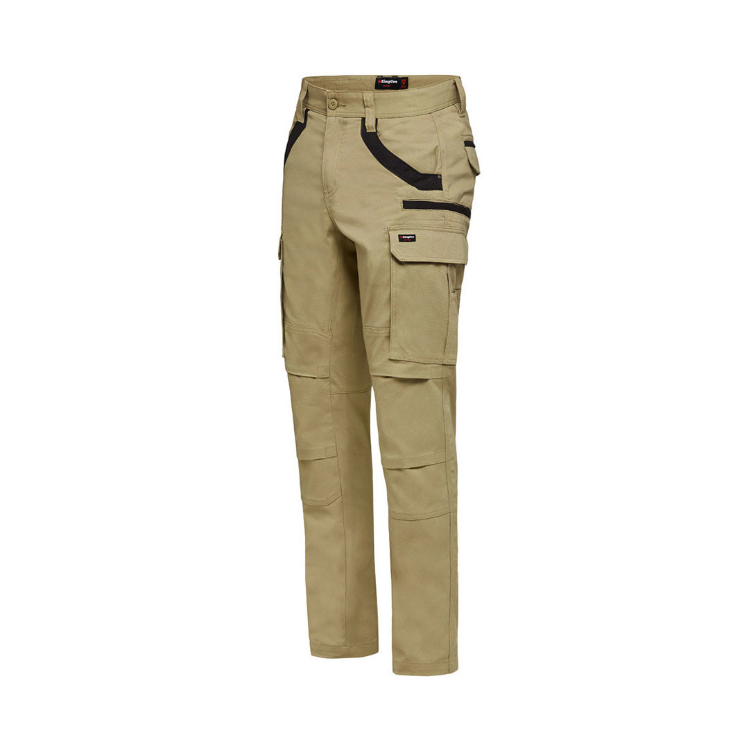 KingGee The Tradies Stretch Cargo Pant | Mens Khaki Pants