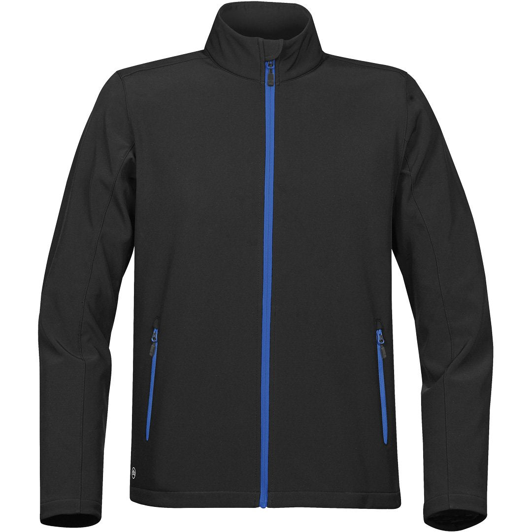 Stormtech The Orbiter Softshell Jacket | Mens | Stormtech Black/Blue Coats & Jackets