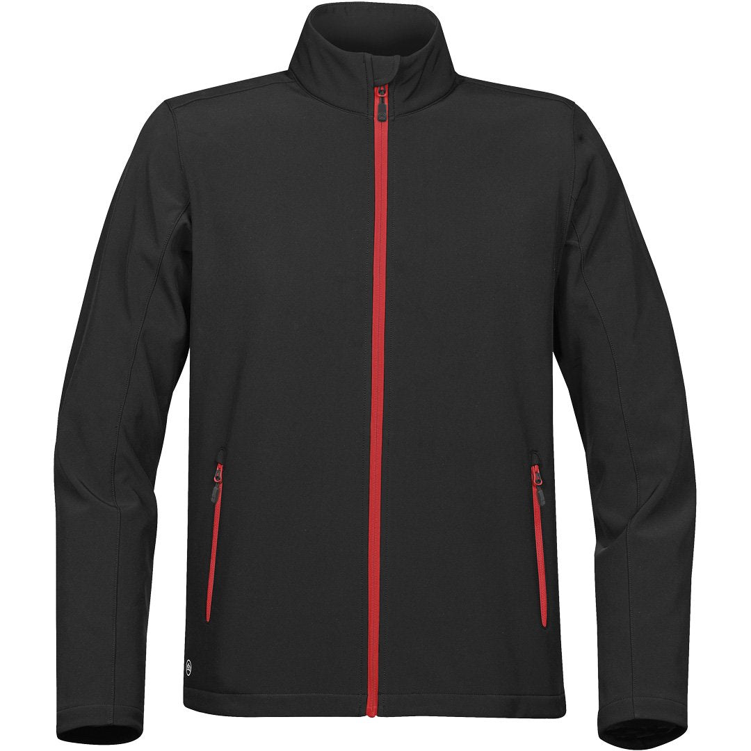 Stormtech The Orbiter Softshell Jacket | Mens | Stormtech Black/Red Coats & Jackets