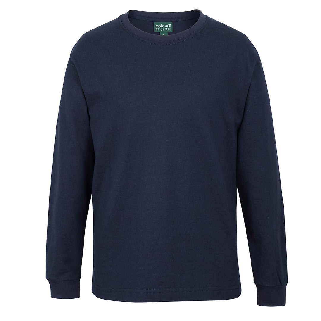 Jbs Wear The Rib Crew Neck Tee | Kids | Long Sleeve Navy Shirts & Tops